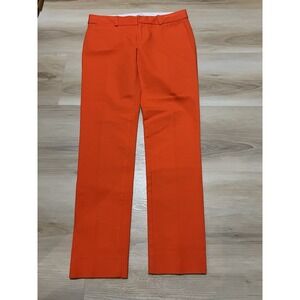 Crown‎ & Ivy Women's Size 2 Capri Pant Straight Leg Orange Cropped Pants